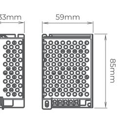 Блок питания для светодиодных лент 24 вольт 40 Вт IP20, S-40-24