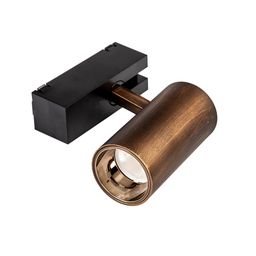 Трековый светильник цилиндр латунь, адаптер SY, изометрия