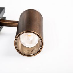 Латунный трековый спот SY, фронтальный ракурс отражателя