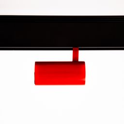 Трековый светильник SY красный, вид сзади