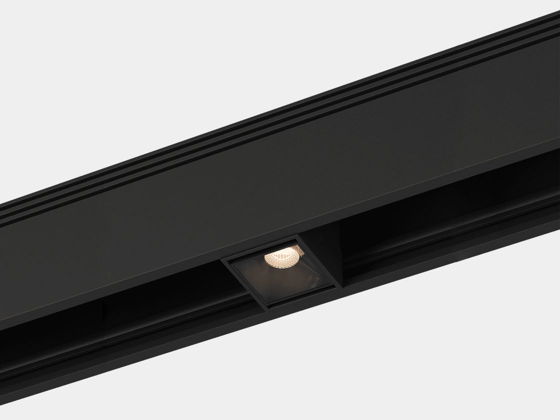 Светильник для трека SY черный, 2 Вт, теплый свет, SY-601231-BL-2-WW