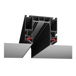 Встраиваемый трек SY, профиль в разрезе, защёлки