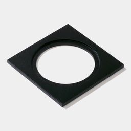 Рамка внешняя MINI COMBO, квадратная, черная, MINI-COMBO-S1-BL