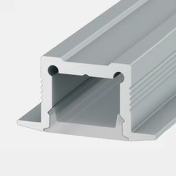 Встраиваемый алюминиевый профиль Design LED LE 2613, 2500 мм, анодированный, LE.2613-R