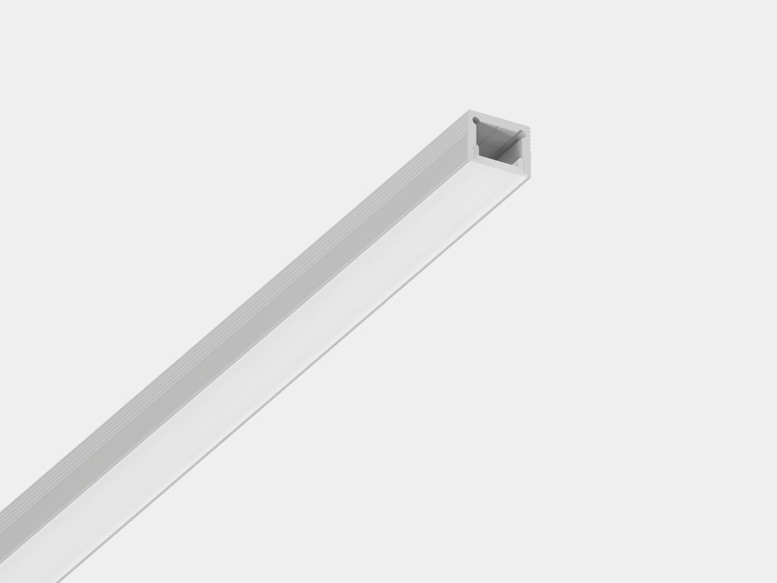 Профиль LS1613 с установленным экраном, вид под углом