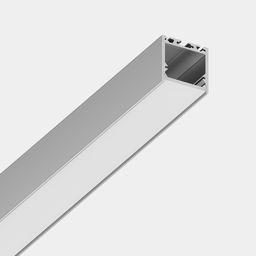 Подвесной/накладной алюминиевый профиль Design LED LS3535, 2500 мм, анодированный, LS.3535-R