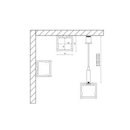 Схема монтажа профиля LS3535 накладной и подвесной