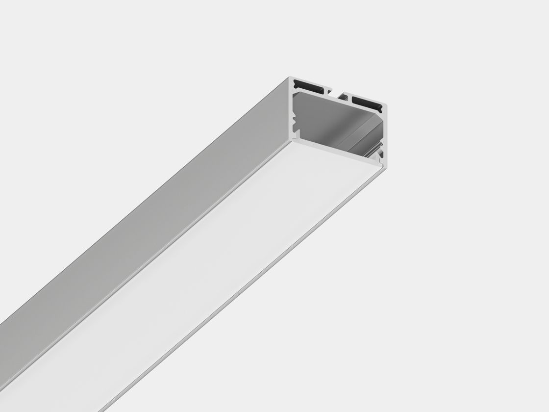 Алюминиевый профиль LS 4932 серебро, общий вид