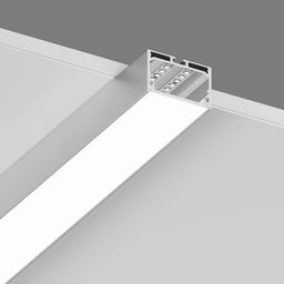 Профиль LS 4932 с экраном, вид в интерьере