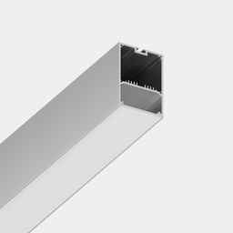 Подвесной/накладной алюминиевый профиль Design LED LS 4970, 2500 мм, анодированный, LS.4970-R