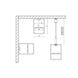 Экран для алюминиевого профиля, прямоугольная вставка