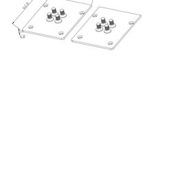 Заглушки для встраиваемого трека в натяжной потолок, черные, 2 шт/компл, ECS-SY-CL-2