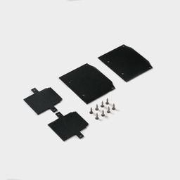 Заглушки для встраиваемого трека в натяжной потолок, черные, 2 шт/компл, ECS-SY-CL-2