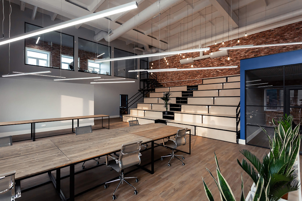 Коворкинг ВТБ — проект освещения