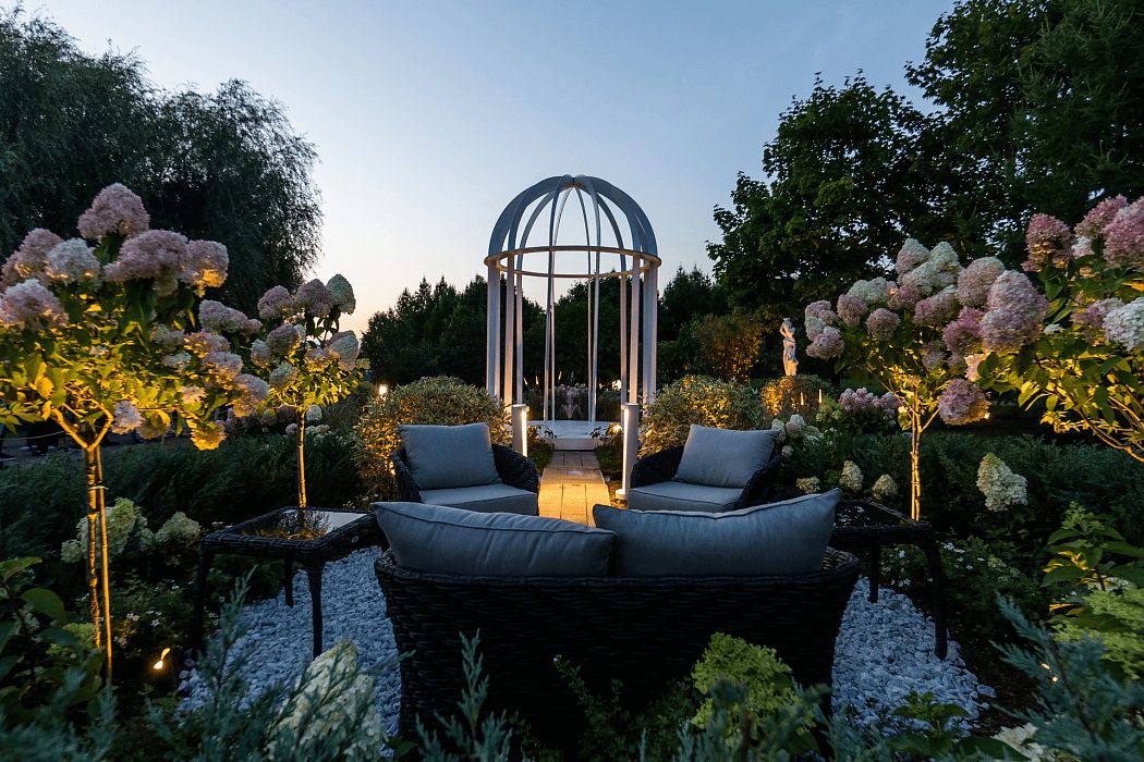 Фестиваль исторических садов — подсветка объектов и ландшафтного освещения