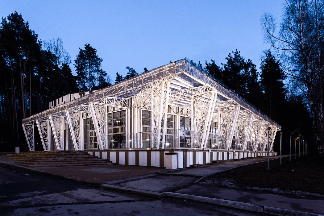 ЗАГС в Домодедово — подсветка и освещение проекта