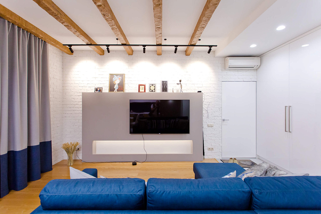 Освещение в проекте «Квартира на Октябрьском поле»