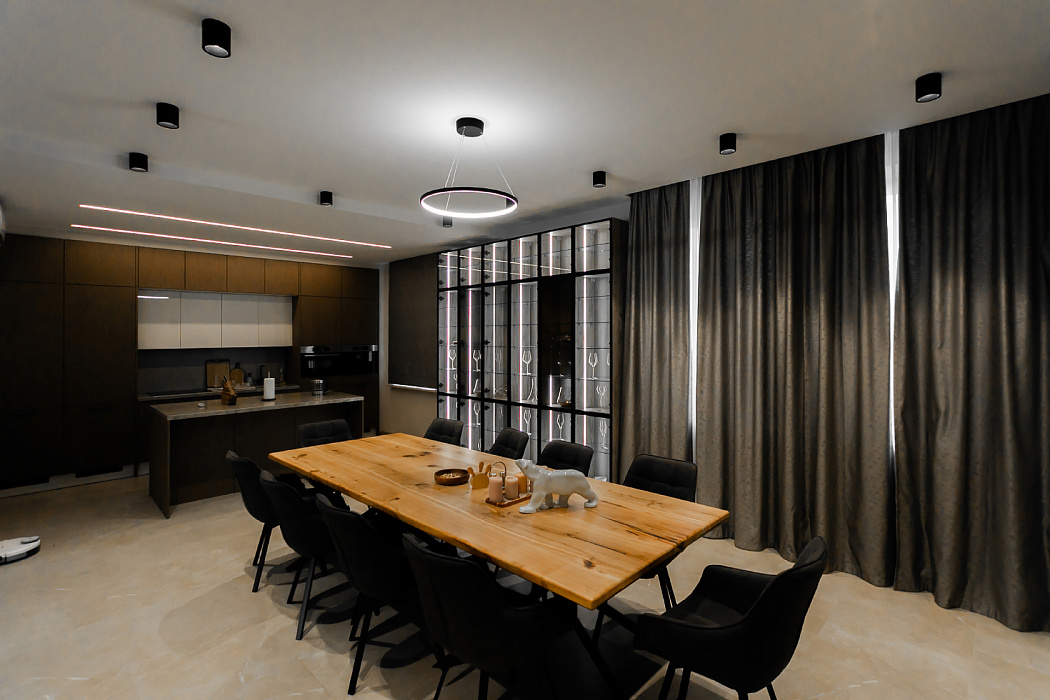 Уварово — подсветка в загородном доме