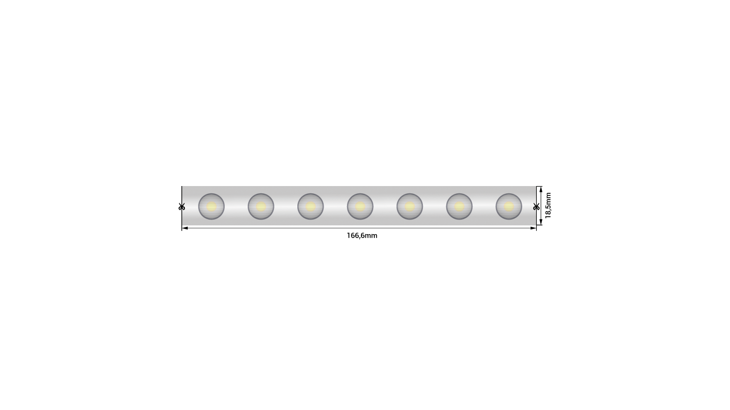 Лента светодиодная wall washer  5050, 42 LED/м, 6,2 Вт/м, 24В , IP67, Цвет: РГБ SWG pro 008253 008253
