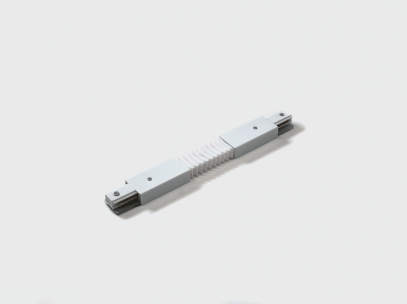 FLEX-коннектор для однофазного трека гибкий,цвет:белый, CN2-WH-FLEX