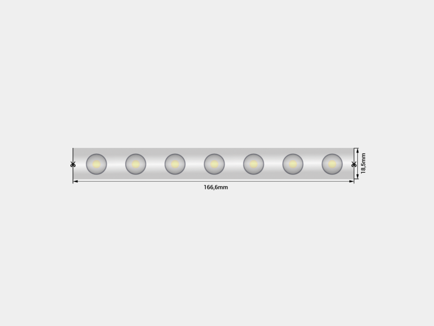 Светодиодная лента wall washer  5050, 42 LED/м, 6,2 Вт/м, 24В , IP67, Цвет: РГБ SWG PRO SWG-542-24-RGB15/60-67 SWG-542-24-RGB15/60-67