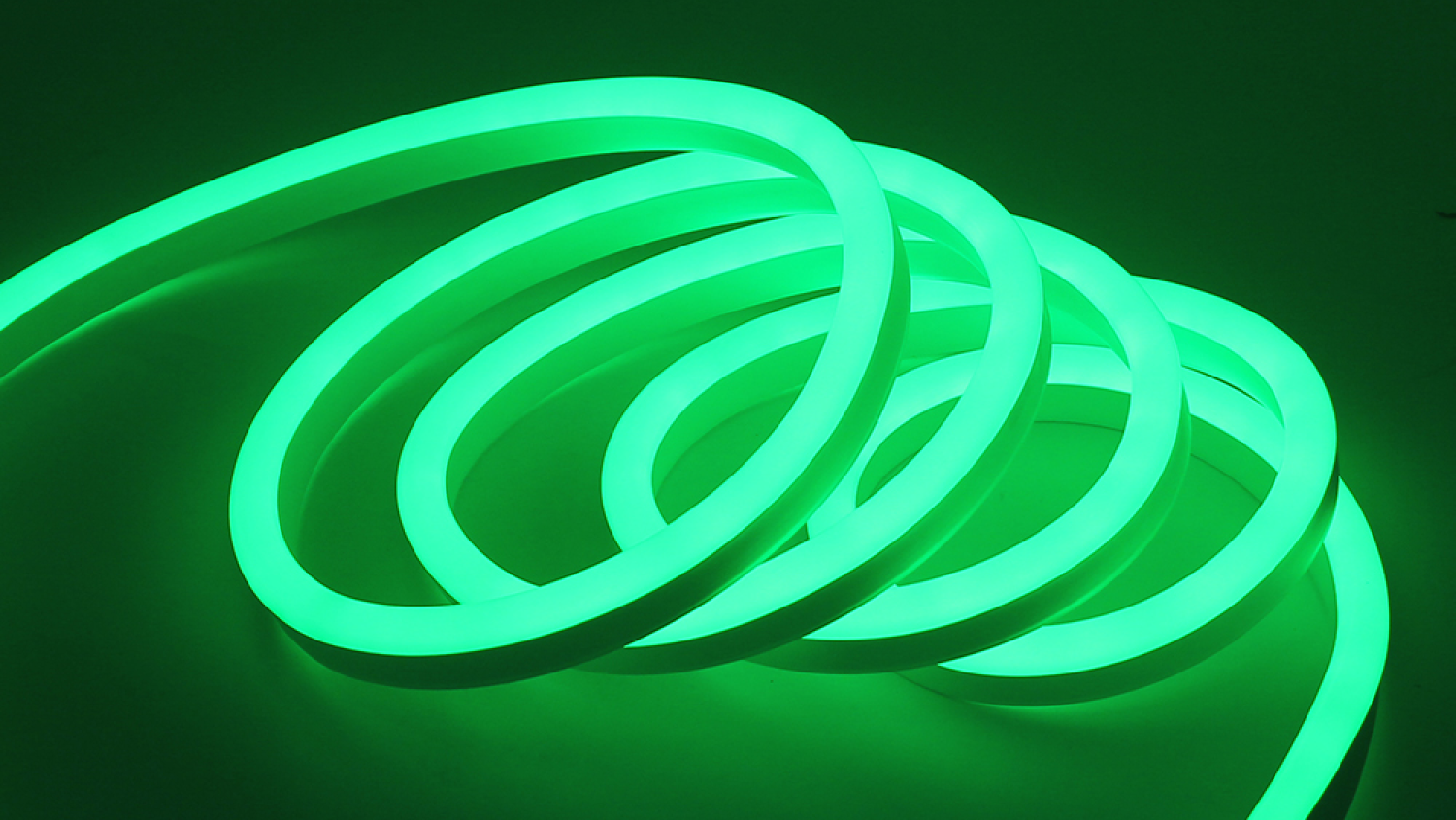 Неоновая лента светодиодная SMD 220В 2835, 120 LED/м, 6 Вт/м, 220В , IP65, Цвет: Зеленый SWG 007393 007393