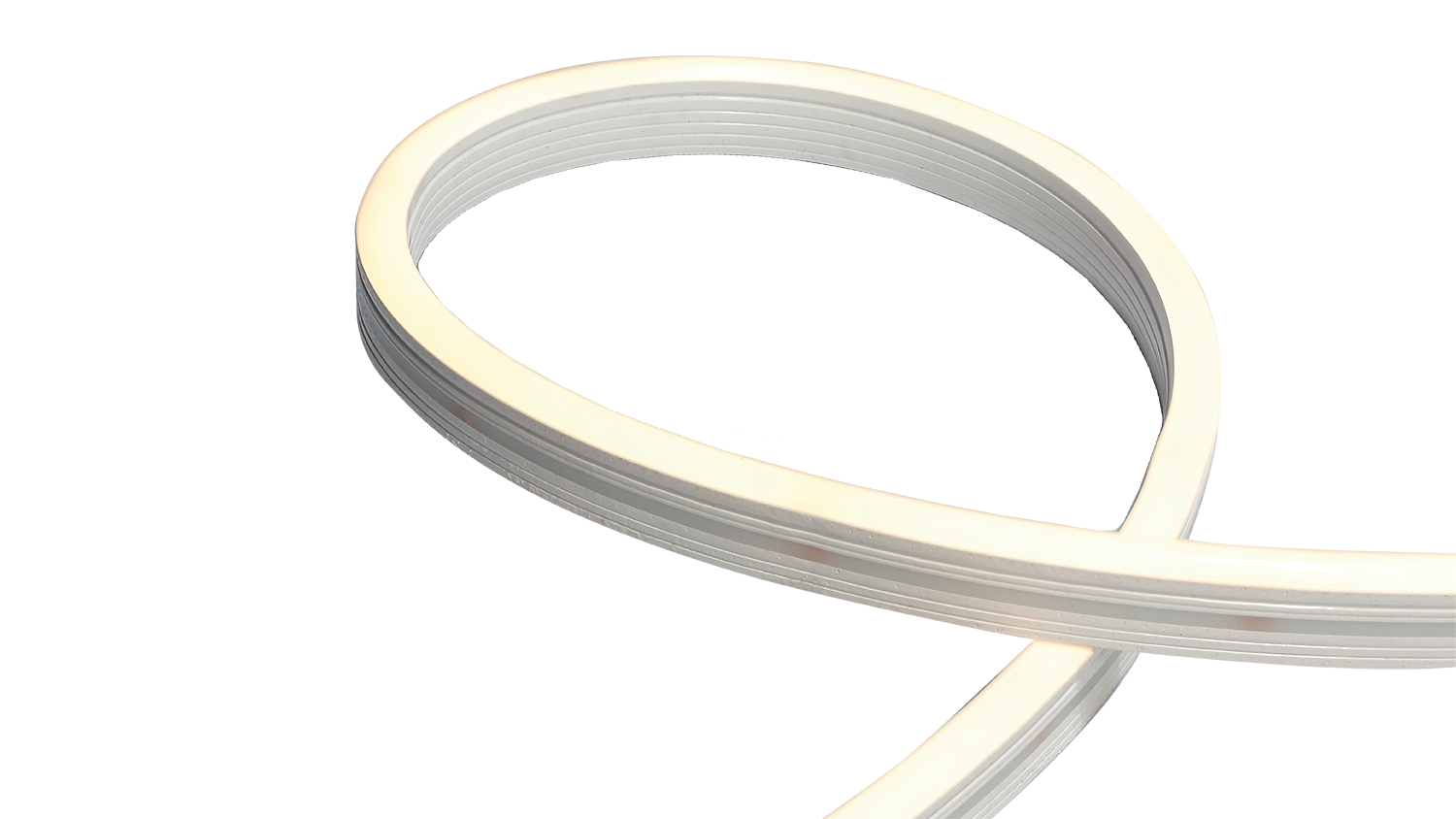 Фото Лента светодиодная неоновая, 144 LED/м, 9,6 Вт/м, 24В , IP67, Цвет: Теплый белый от магазина SWGShop.ru