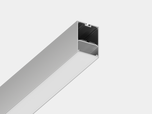 Подвесной/накладной алюминиевый профиль Design LED LS 4970, 2500 мм, анодированный, LS.4970-R