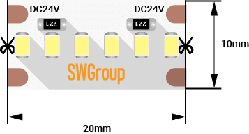 Лента светодиодная SWG SWG2A300