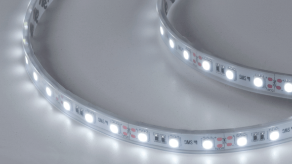 Светодиодная лента  5050, 60 LED/м, 14,4 Вт/м, 12В , IP66, Цвет: Ультра холодный белый, SWG560-12-14.4-UW-66-M