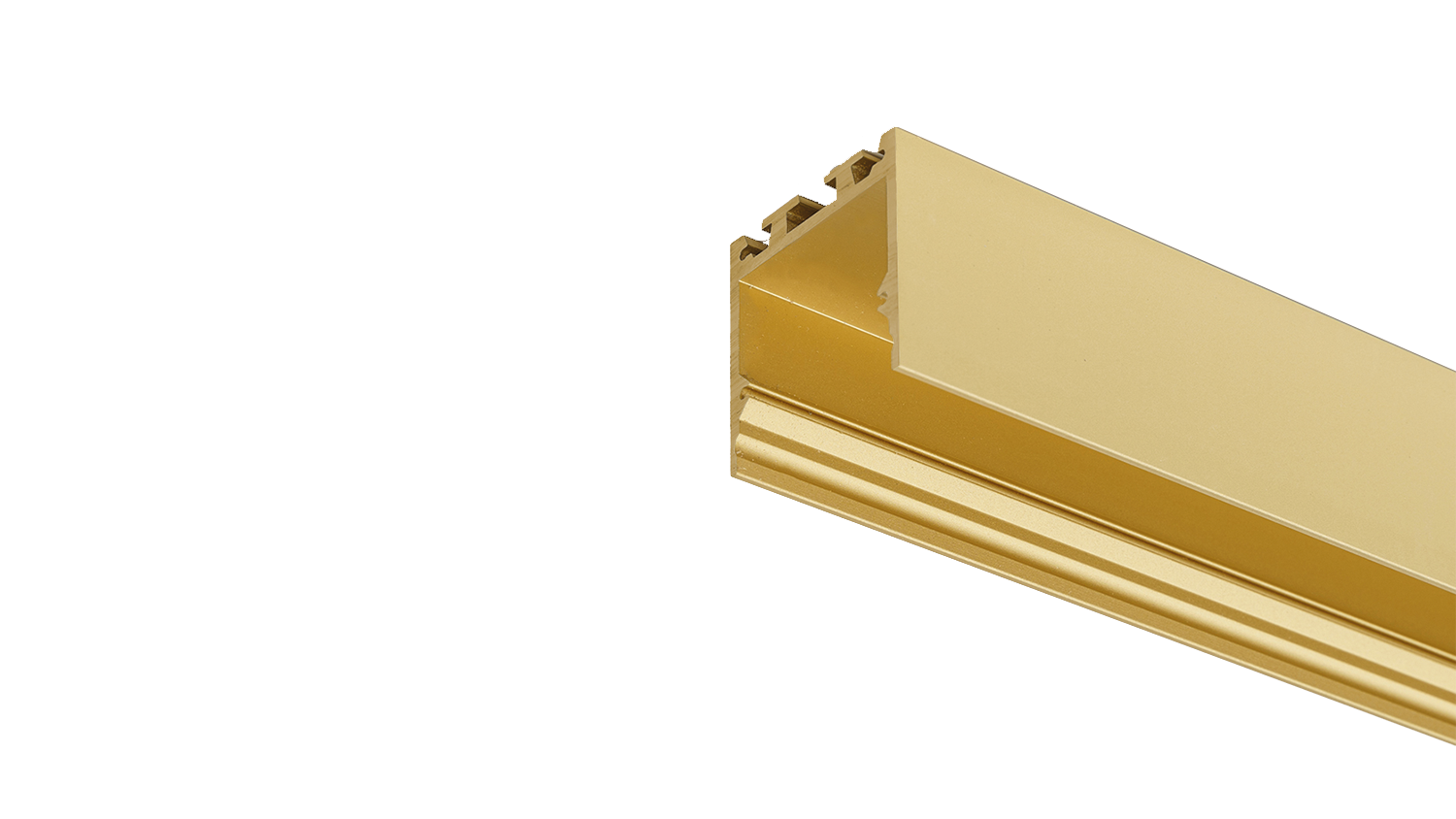 Алюминиевый профиль Design LED LS3535, 2500 мм, золотой анодированный LS.3535-G-R