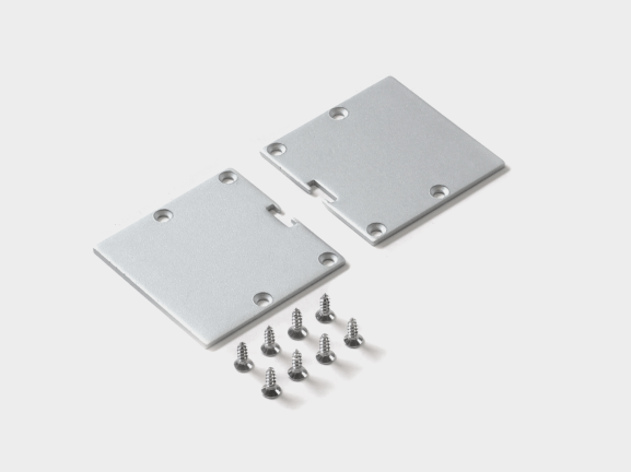 Комплект заглушек к профилю  SWG PRO PS50, 2шт/комп, ECS-PS50-2
