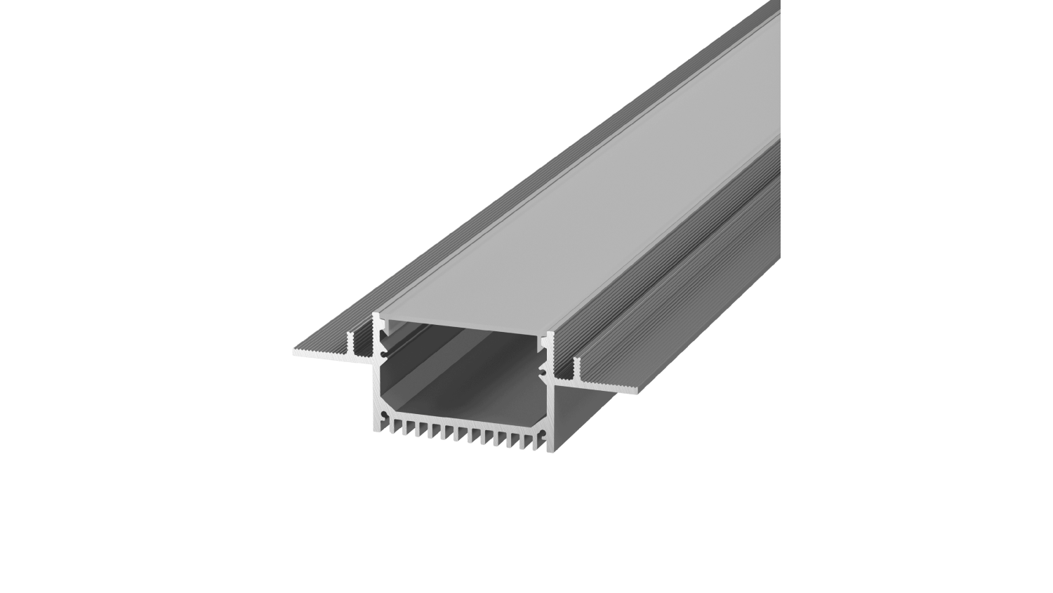 Алюминиевый профиль Design LED без видимой рамки LG49, 2500 мм, анодированный DesignLed 010362 010362