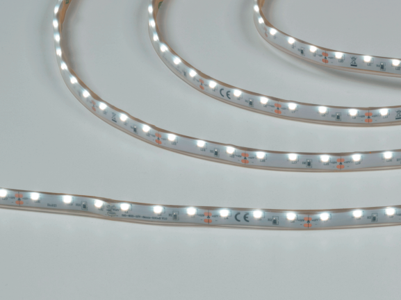 Светодиодная лента  315, 60 LED/м, 4,8 Вт/м, 12В , IP67, Цвет: Холодный белый, SWG31560-12-4.8-W-67