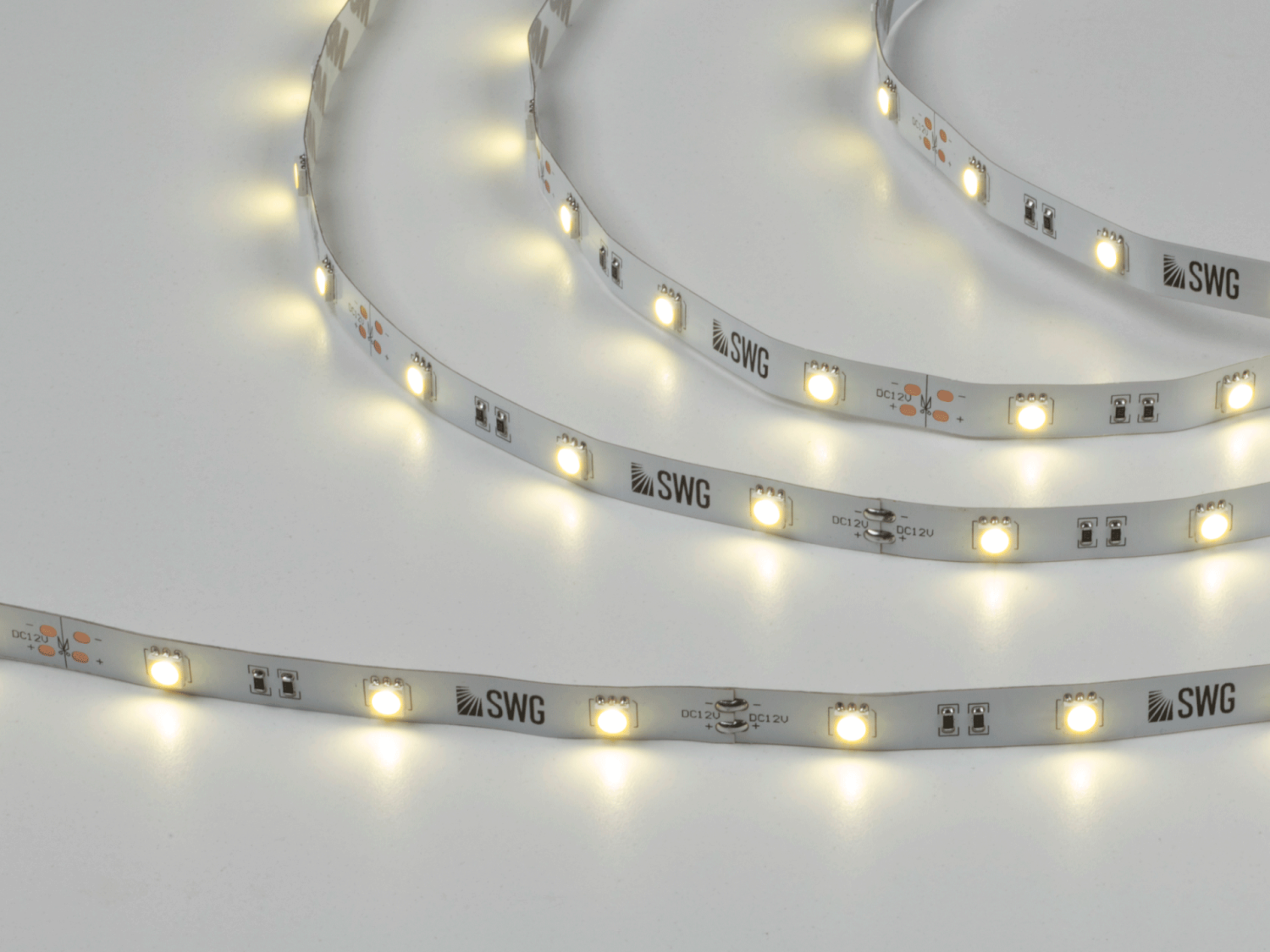 Светодиодная лента 5050, 30 LED/м, 7,2 Вт/м, 12В , IP20, Цвет: Нейтральный белый SWG SWG530-12-7.2-NW-M SWG530-12-7.2-NW-M