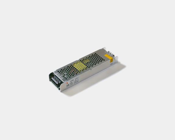 Блок питания компактный для светодиодных лент (узкий), 300 W, 12V, T-300-12