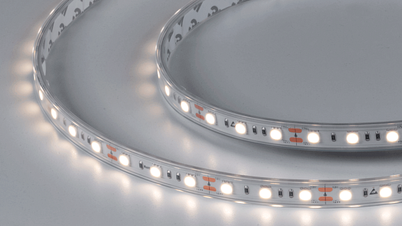 Фото Светодиодная лента LUX, 5050, 60 LED/м, 14,4 Вт/м, 12В, IP65, Нейтральный белый (4000K), DSG560-12-NW-65 от магазина SWGShop.ru