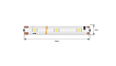 Фото Светодиодная лента 3528, 60 LED/м, 4,8 Вт/м, 12В , IP20, Цвет: Красный, SWG360-12-4.8-R-M от магазина SWGShop.ru