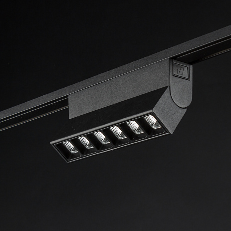 Фото Светильник трековый SLIM, 48В 10W черный 2700-6000К, DL-SLIM-FLBL-10-CCT от магазина SWGShop.ru