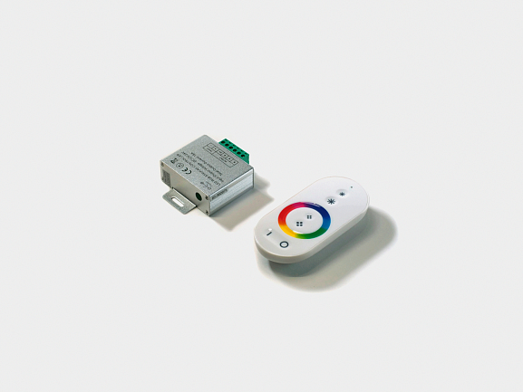 Фото Контроллер для ленты RF-RGB-S-18A-WH1 от магазина SWGShop.ru