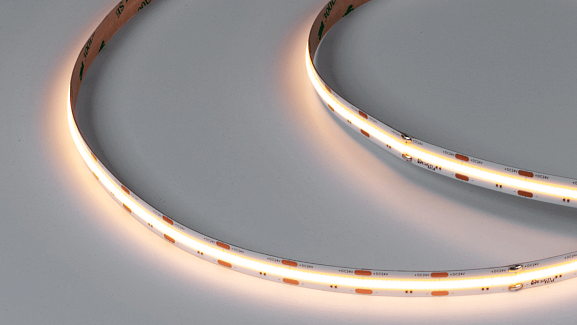 Фото Светодиодная LED лента LUX теплое свечение IP33, DSG-FOB-640-24-WW-33 от магазина SWGShop.ru