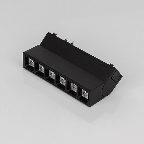 Фото Светильник трековый SLIM, 48В 10W черный 2700-6000К, DL-SLIM-FLBL-10-CCT от магазина SWGShop.ru