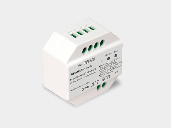 Фото Универсальный диммер TRIAC 220В, Zigbee 3.0 + 2.4G + Push от магазина SWGShop.ru