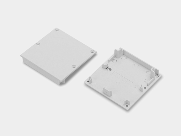 Фото Заглушки LS5050-W-ECS для профиляDesignLed LS.5050-W (комплект, 2 шт), LS5050-W-ECS от магазина SWGShop.ru