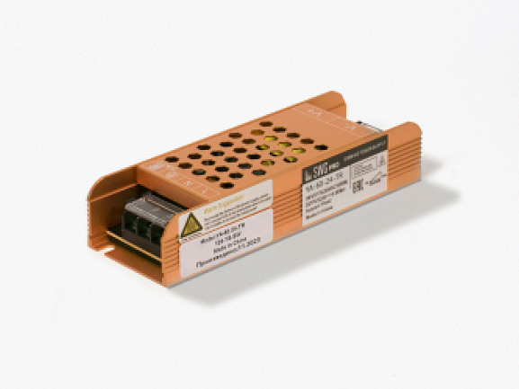 Фото Блок питания для светодиодной ленты, с диммированием TRIAC 60Вт, 24В, YA-60-24-TR от магазина SWGShop.ru
