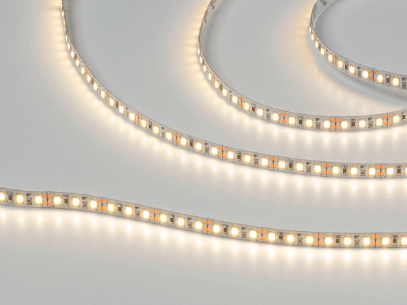Фото Светодиодная лента 2835, 120 LED/м, 12 Вт/м, 12В , IP20, 3M, Цвет: Нейтральный белый, SWG2120-12-12-NW-M от магазина SWGShop.ru
