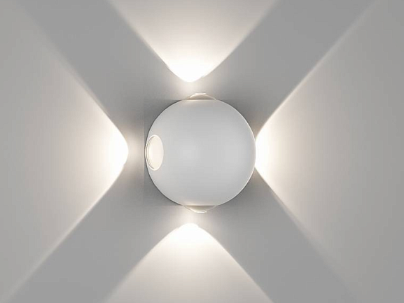 Фото Светильник настенный GW SFERA-DBL белый, 3000K, GW-A161-4-4-WH-WW от магазина SWGShop.ru