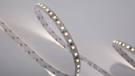 Фото Светодиодная лента SWG PRO 2835, 120 LED/м, 14,4 Вт/м, 24В , IP20, Цвет: Теплый белый + холодный белый, SWG2P120-24-14.4-WWW-20 от магазина SWGShop.ru