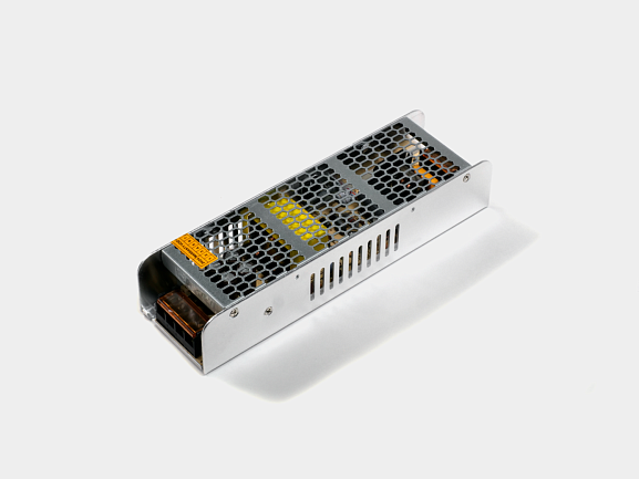 Фото Блок питания для светодиодных лент компактный (узкий), 150 W, 24V, T-150-24 от магазина SWGShop.ru