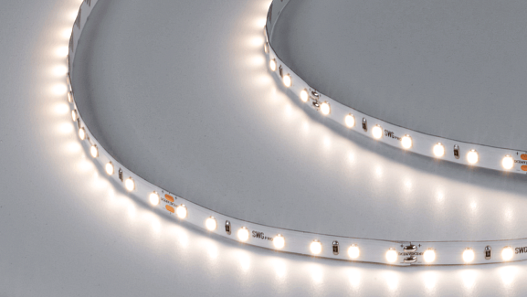 Фото Светодиодная лента SWG PRO 2835, 84 LED/м, 8,6 Вт/м, 24В , IP20, Цвет: Нейтральный белый, SWG2P84-24-8.6-NW от магазина SWGShop.ru